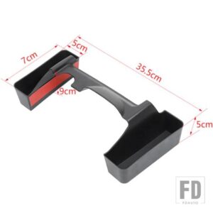 ジープ ギアシフト収納ボックス副パイロットアームレストオーガナイザートレイラングラー JK 2011-2017 片付けアクセサリー - gear Storage Box