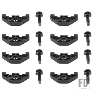 ジープ ラングラー JK 2007-17 ルーフネジキットアクセサリー - black 16 pcs