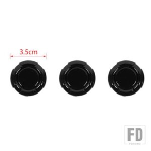 ジープ 車外装ドア鍵穴装飾カバーラングラー TJ 35582 - Black