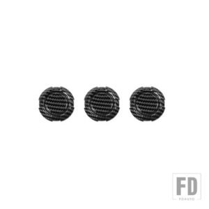 ジープ 車外装ドア鍵穴装飾カバーラングラー TJ 35582 - carbon fiber grain