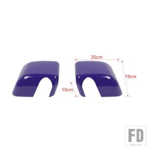 ジープ ABS リアビューバックミラーシェル装飾カバーラングラー JK 2007-2017 外装アクセサリー - purple