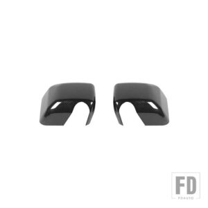 ジープ ABS リアビューバックミラーシェル装飾カバーラングラー JK 2007-2017 外装アクセサリー - carbon fiber grain
