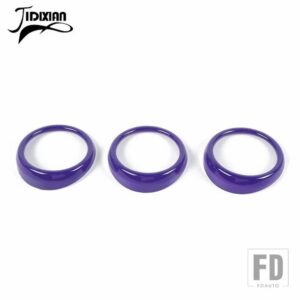 フォード 車中央制御空調エアアウトレット装飾カバー MUSTAND 2015-2023 インテリアアクセサリー - PURPLE
