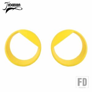 ジープ ラングラー JK 2007-17 ヘッドライトライトランププロテクター装飾カバー - A1 yellow