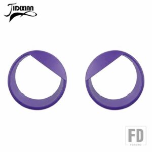 ジープ ラングラー JK 2007-17 ヘッドライトライトランププロテクター装飾カバー - A1 purple