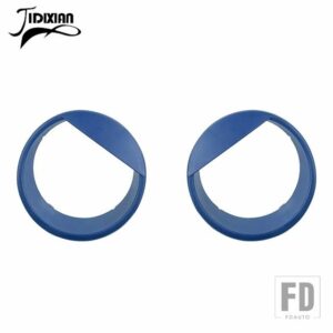 ジープ ラングラー JK 2007-17 ヘッドライトライトランププロテクター装飾カバー - A1 blue