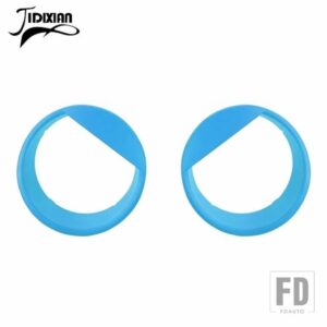 ジープ ラングラー JK 2007-17 ヘッドライトライトランププロテクター装飾カバー - A1 light blue