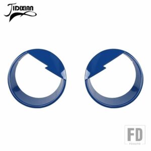 ジープ ラングラー JK 2007-17 ヘッドライトライトランププロテクター装飾カバー - B1 blue