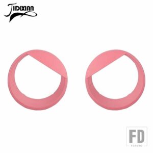 ジープ ラングラー JK 2007-17 ヘッドライトライトランププロテクター装飾カバー - A1 pink