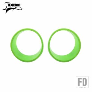 ジープ 車外装ヘッドライトライトランプ装飾カバーラングラー JL グラディエーター JT 2024 2025 - light green