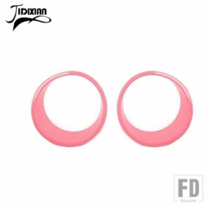 ジープ 車外装ヘッドライトライトランプ装飾カバーラングラー JL グラディエーター JT 2024 2025 - pink