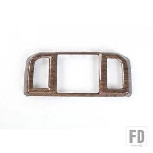 フォード ABS 車アームレストボックスリア空調ベントアウトレットパネル装飾フレームカバー F150 2015-2020 アクセサリー - Wood Grain