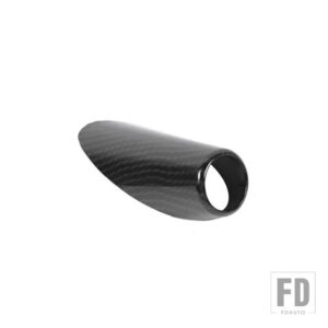 ステッカーダッジラム 1500 アンテナベース装飾カバートリムダッジラム 1500 2010-2017 カーアクセサリー - carbon fiber grain