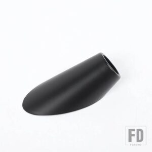 ステッカーダッジラム 1500 アンテナベース装飾カバートリムダッジラム 1500 2010-2017 カーアクセサリー - Black