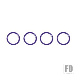 ジープ ラングラー JL グラディエーター JT 2018-23 ダッシュボード空調ベントアウトレット装飾カバー - PURPLE