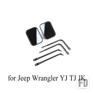 ジープ A ピラーバックミラー調整ブラインドスポットミラーラングラー YJ TJ JK 1987-2017 - B for YJ TJ JK