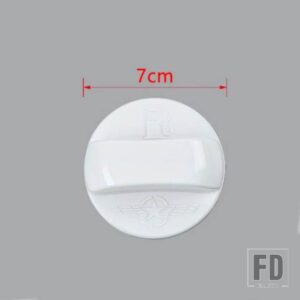 スズキ 車インナー燃料ガスタンクキャップカバー ジムニー 2010-19-2022 アクセサリー - White