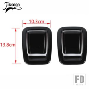 シボレー カマロ 2010-15 カーシートバックハンドル装飾カバーインテリアアクセサリー - Black