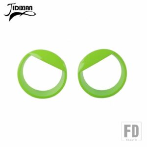 ジープ ラングラー JL グラディエーター JT 2024 アップ車外装ヘッドライトライトランプ装飾カバーアクセサリー - light green