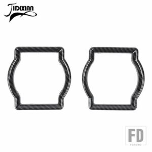 ジープ ランバティダッジニトロ 39417 インテリア後列カップホルダー装飾カバー - carbon fiber grain