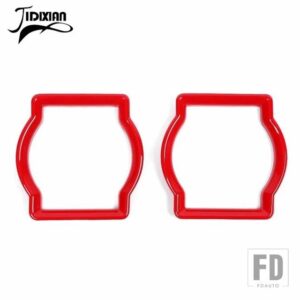ジープ ランバティダッジニトロ 39417 インテリア後列カップホルダー装飾カバー - Red