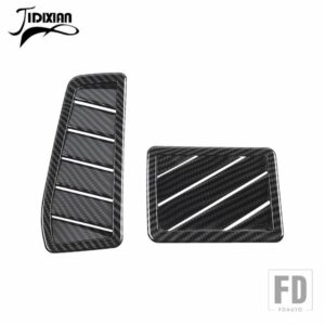 ダッシュボードサイド空調ベントアウトレット装飾カバーダッジチャレンジャー 2009-14 - Back carbon fiber