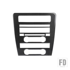 フォード センターコンソール GPS ナビゲーションパネル装飾カバーマスタング 2009-13 インテリアアクセサリー - Black A Style