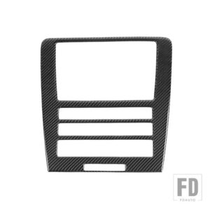 フォード センターコンソール GPS ナビゲーションパネル装飾カバーマスタング 2009-13 インテリアアクセサリー - Black B Style