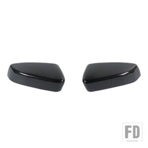 フォード ABS バックミラー装飾シェルカバーステッカーマスタング 2009-13 外装アクセサリー - carbon fiber color