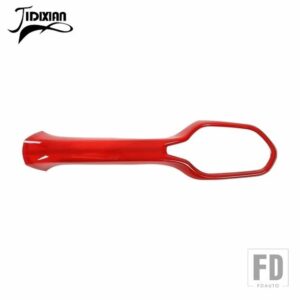 ジープ レネゲード 2015-24 アップ副パイロットシートグラブハンドル装飾カバー - Red