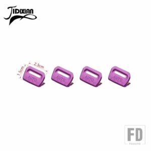 ジープ アルミ車窓コントロールボタン装飾カバー ラングラー JL グラディエーター JT 2018-23 アップ用 - PURPLE