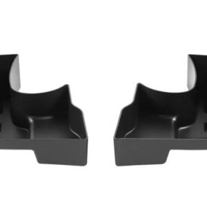ジープ リアトランク収納ボックスオーガナイザーコンテナラングラー JK 2011-17 カーアクセサリー - black 2pcs
