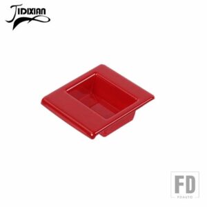 ジープ ダッジニトロ用リバティ 39417 ステアリングホイール左側収納ボックススイッチ装飾カバー - Red
