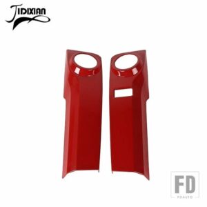 4 ランナー 2010-18 アップカーエアコンコントロールパネル装飾カバーに適合 - Red