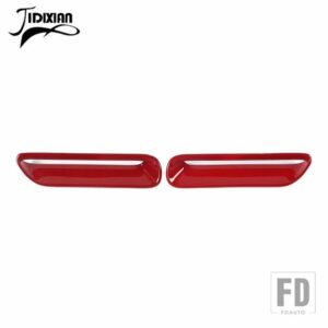 エンジンフードエアアウトレットインレットベント装飾カバーダッジチャレンジャー 2009-14 アクセサリー - Red