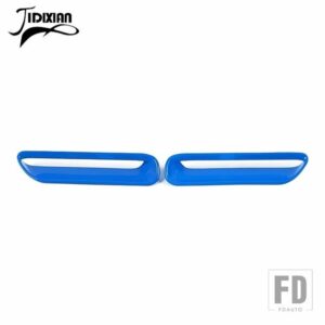 エンジンフードエアアウトレットインレットベント装飾カバーダッジチャレンジャー 2009-14 アクセサリー - Blue