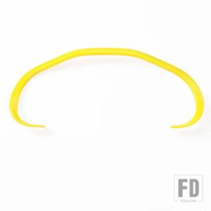 ジープ ABS 車内計器ダッシュボードパネル装飾カバートリム レネゲード 2016-20 アップ用 - Yellow