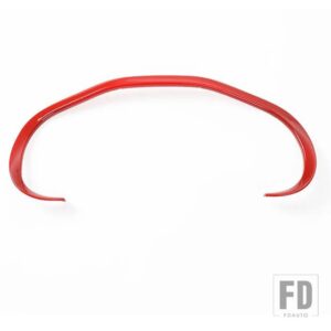 ジープ ABS 車内計器ダッシュボードパネル装飾カバートリム レネゲード 2016-20 アップ用 - Red