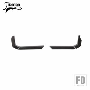 フォード F150 2021-24 アップインナーギアシフトパネルサイド装飾ストリップカバーインテリアアクセサリー - Black Carbon Fiber