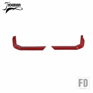 フォード F150 2021-24 アップインナーギアシフトパネルサイド装飾ストリップカバーインテリアアクセサリー - Red Carbon Fiber
