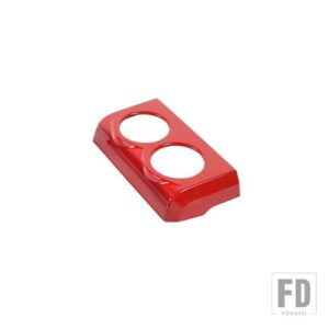 フォード リアアームレストボックスカップホルダーパネル装飾カバー F150 2009-14 インテリアアクセサリー - Red