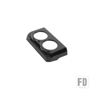 フォード リアアームレストボックスカップホルダーパネル装飾カバー F150 2009-14 インテリアアクセサリー - Black