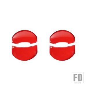 スズキ ジムニー 2019-24 カーエアコンエアベントアウトレット装飾カバーアクセサリー - red 2 pcs