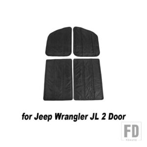 ジープ 車ルーフ音断熱綿パッドキットラングラー JL 2018-24 2025 アクセサリー - for 2 doors