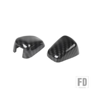 フォード フロントガラスワイパーノズル装飾カバー F150 ブロンコ 2021-24 2025 外装アクセサリー - carbon fiber grain