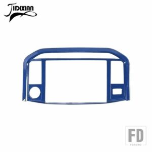 フォード 車インテリアセンターコンソール WINDOWS ナビゲーションパネル装飾カバー F150 2021-24 アップアクセサリー - Blue