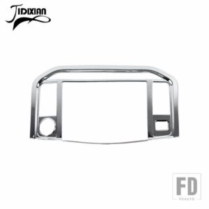 フォード 車インテリアセンターコンソール WINDOWS ナビゲーションパネル装飾カバー F150 2021-24 アップアクセサリー - Chrome