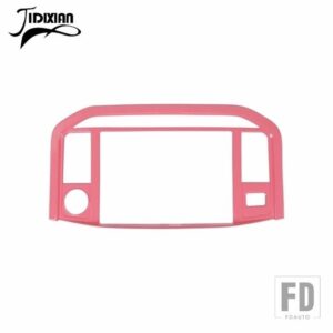 フォード 車インテリアセンターコンソール WINDOWS ナビゲーションパネル装飾カバー F150 2021-24 アップアクセサリー - Pink