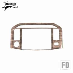 フォード 車インテリアセンターコンソール WINDOWS ナビゲーションパネル装飾カバー F150 2021-24 アップアクセサリー - Wood Grain