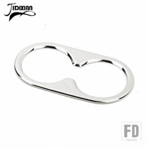 フォード ブロンコ 2021-24 後列アームレストボックスカップホルダー装飾カバーインテリアアクセサリー - Chrome